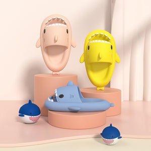 Kid's and Adult's Cartoon Shark Sliders