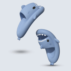Kid's and Adult's Cartoon Shark Sliders