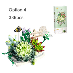 3D Flower Assembly Building Blocks