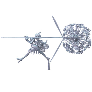 Garden Fairy Dancing On A Dandelion Sculpture