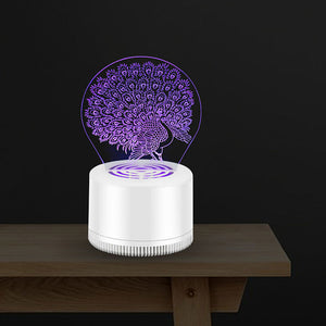 3D Electric Bug Zapper Light