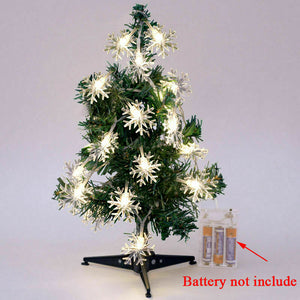 3M 20LED Christmas Snowflake String Lights