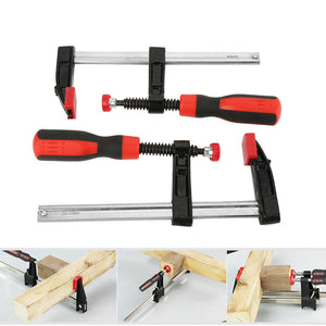 2Pcs Heavy Duty F Clamps Woodworking Bar Clips Kit