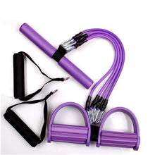 3 in 1 Multifunctional Fitness Gum 4 Tube Resistance Bands