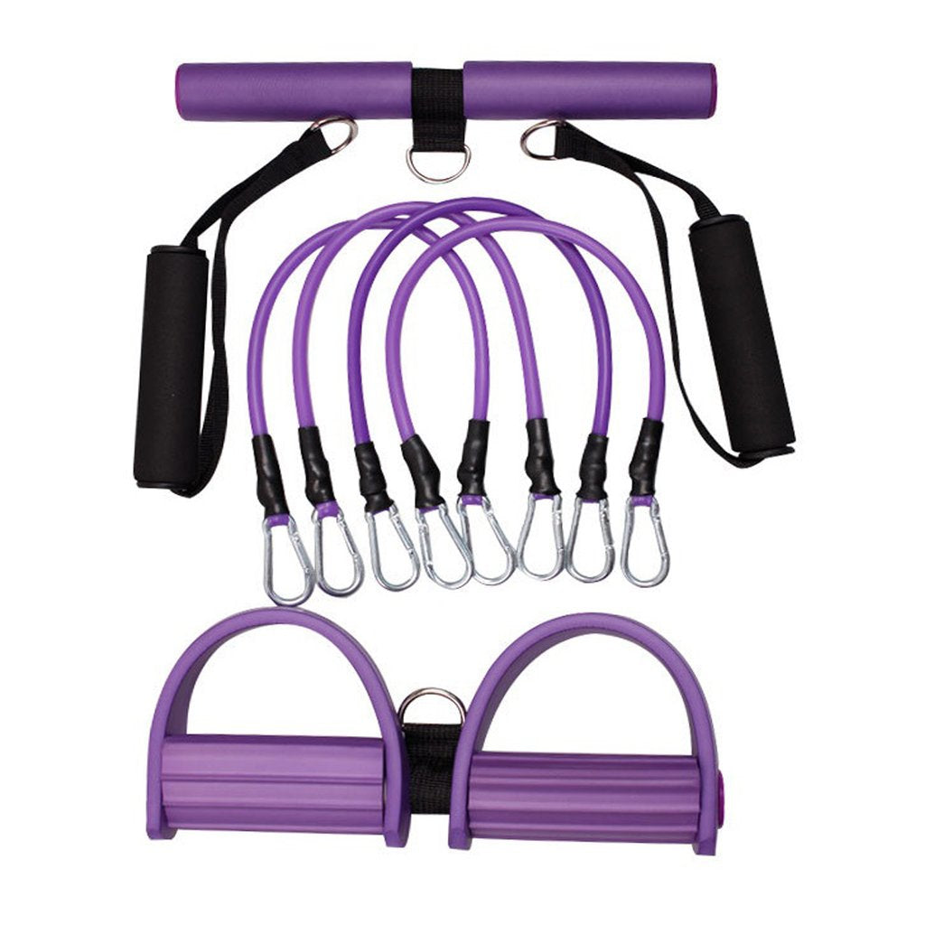 3 in 1 Multifunctional Fitness Gum 4 Tube Resistance Bands