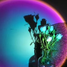 LED Sunlight and Rainbow Night Light Projector Lamp