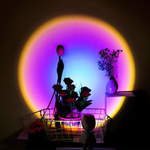 LED Rainbow Projection Desk Lamp