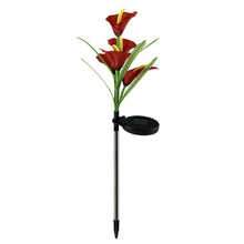 Solar Powered Calla Lily Flower Lights