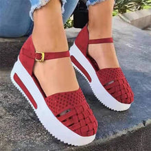 Women's Wooven Wedge Sandals
