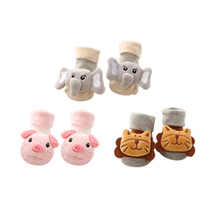 Anti-Slip Newborn Rattle Socks