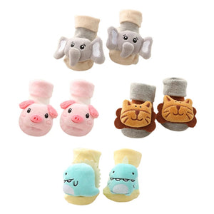 Anti-Slip Newborn Rattle Socks