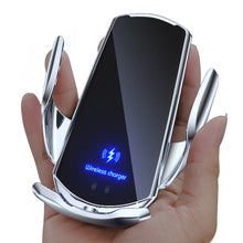 Car Wireless Charger Magnetic USB Infrared Sensor Phone Holder