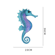 Metal Seahorse Wall Decor