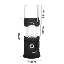 Collapsible Portable LED Solar Camping Lantern
