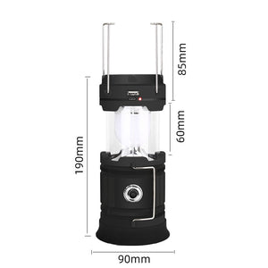 Collapsible Portable LED Solar Camping Lantern