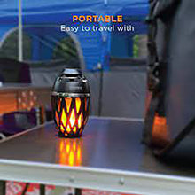 Outdoor Bluetooth Speaker LED Flame Torch Light