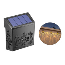 Decorative Solar Fence Wall Light