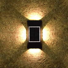 4-Sided Luminous Solar LED Wall Mounted Light