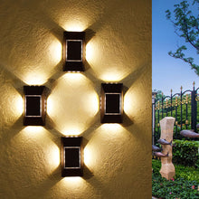4-Sided Luminous Solar LED Wall Mounted Light