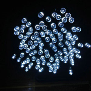 Solar-Powered LED Fairy Lights