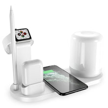 3 IN 1 Fast Wireless Charger Dock with LED Lamp