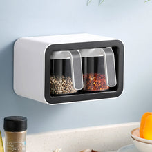 Wall Mount Spice Rack Organizer Set