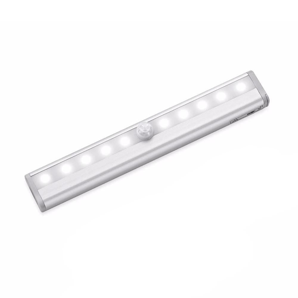 Smart Motion Sensor LED Night Light 6/10 LED Human Body Induction Detector for Home Bed Kitchen Cabinet Wardrobe Wall Lamp