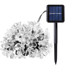 LED Solar Blossom String Lights