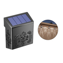 Decorative Solar Fence Wall Light