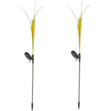 Outdoor Solar Powered Stake Straw Garden Lamp