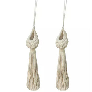 Hand-Woven Macrame Wall Hanging Planter