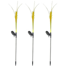 Outdoor Solar Powered Stake Straw Garden Lamp